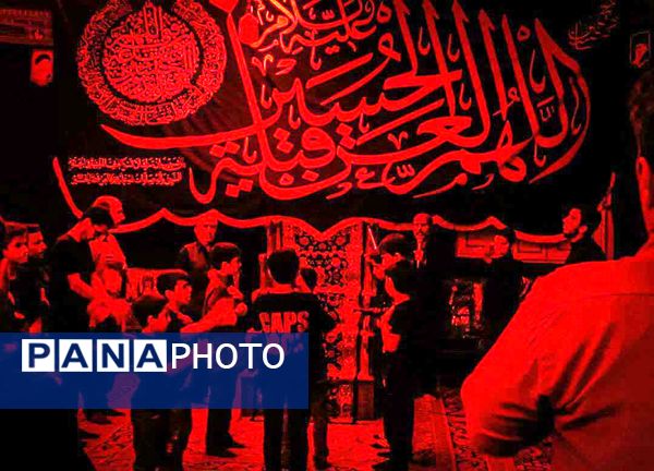 مراسم سوگواری شهادت امام رضا (ع) در شهر رباط‌سنگ 
