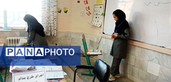 پویش طرح مدام در مدرسه حاج مهدی روحانی روستا ارغا شهرستان خلیل آباد