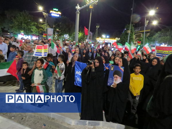 اجتماع مردم غیور بجنورد در حمایت از بیانات مقام معظم رهبری