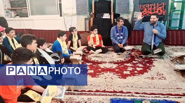 اعتکاف دانش‌آموزی در گرگان