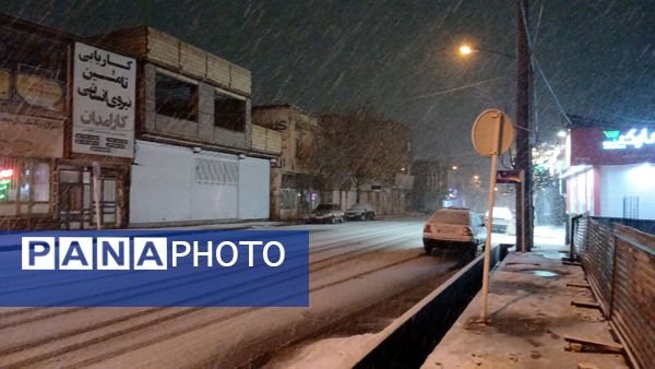 اواخر پاییز و سفید پوش شدن شهر