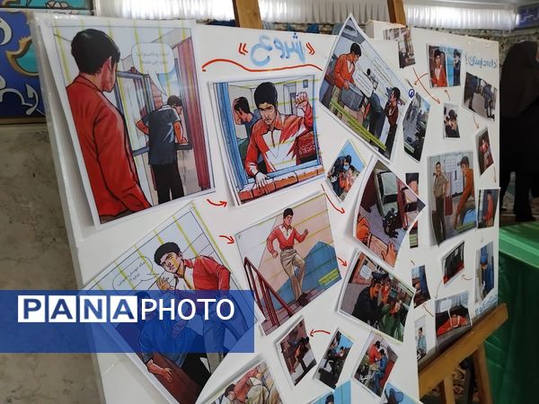 جشنواره هنری «ماها» در دبیرستان معراج ناحیه یک کرج 