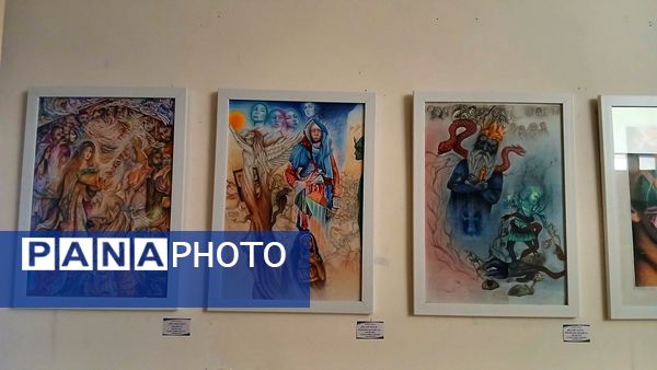 اختتامیه نمایشگاه طراحی و نقاشی هنرمندان آموزشگاه هنری فروردین شهرستان نظرآباد
