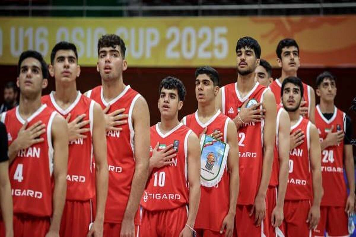 دومین پیروزی پسران زیر ۱۶ سال بسکتبال ایران در کاپ آسیا مغولستان