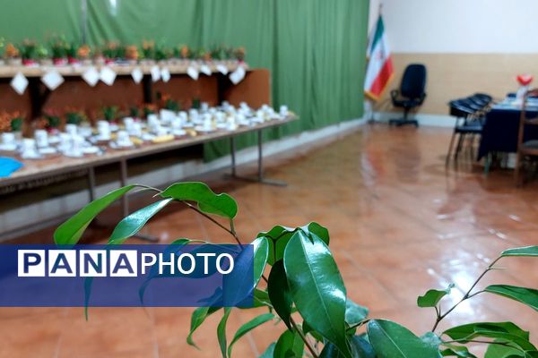 افتتاحیه طرح گلستان زندگی  دبیرستان شهدای هسته‌ای قرچک 