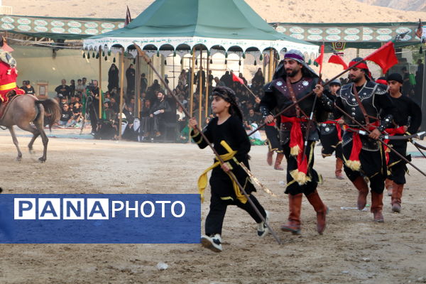 بازآفرینی نوجوان کربلا زیر آسمان لامرد