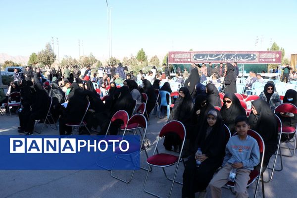 حضور پرشور بسیجیان شهرستان جاجرم در گردهمایی عظیم بسیجیان جاجرم، هم نوا با طنین نام شهید گمنام
