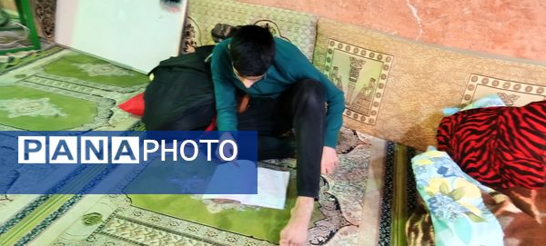 جلوه‌هایی از اعتکاف پسران آشخانه 