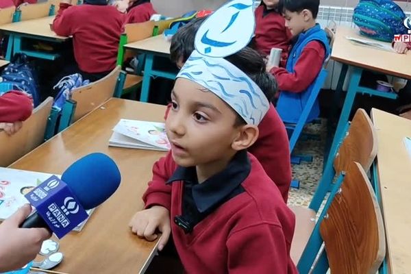 جشن آب در مدرسه فردوسی یک اردبیل