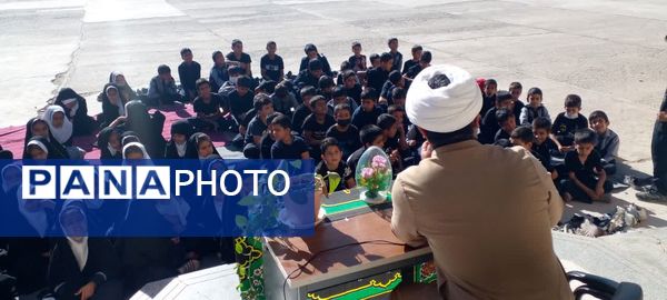 مراسم سوگواری شهادت حضرت فاطمه  زهرا  (س) در مدرسه صغری عبداللهیان خلیل آباد