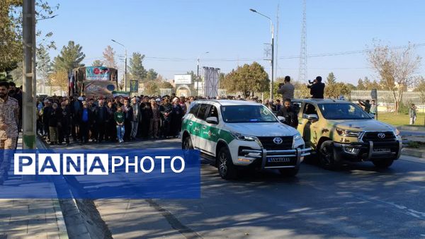  بدرقه باشکوه شهید خوشنام دفاع مقدس در سرخس