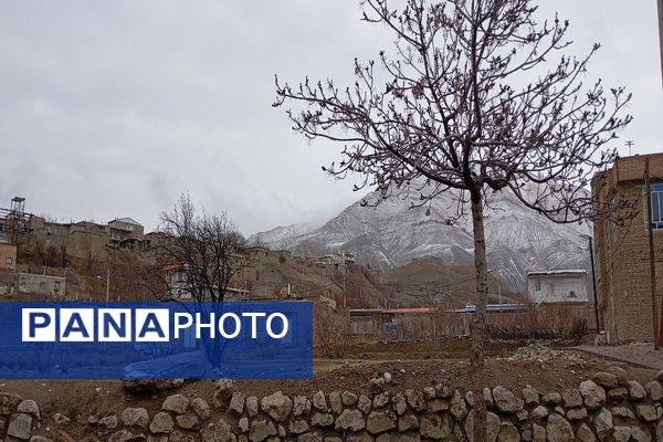 خودنمایی برف در شهر بار نیشابور