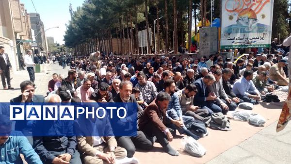 حضور پر‌شور مردم شهرستان بیرجند در راهپیمایی روز جهانی قدس 