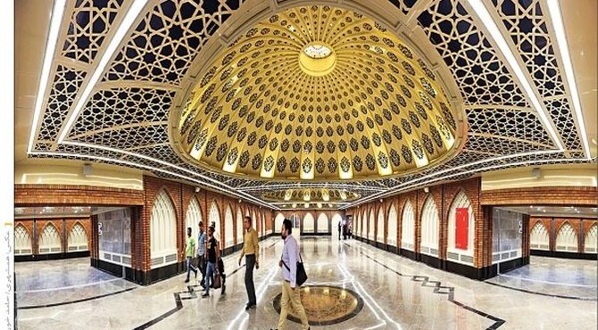 خلق آثار هنری در ایستگاه‌های شبکه مترو تهران