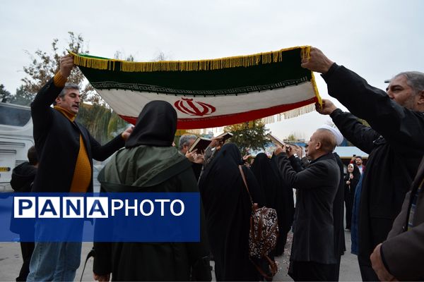 بدرقه دانش‌آموزان عمره‌گزار دختر شهرستان‌های استان تهران