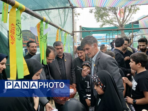 آیین افتتاحیه موکب شهدای دانش‌آموز شهرستان بهار 