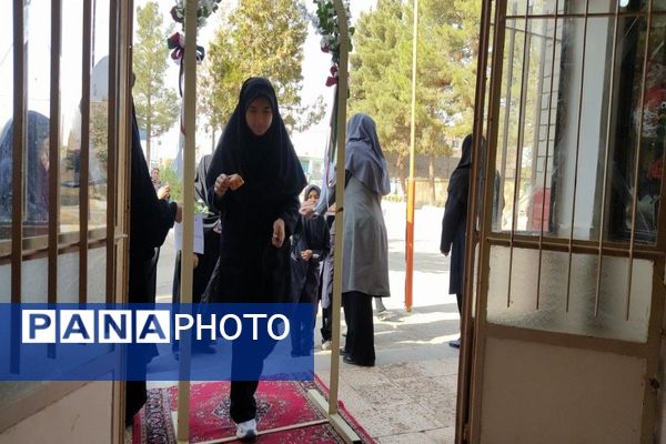 بازگشایی مدارس در دبیرستان دخترانه شهید مجید دهنوی نیشابور