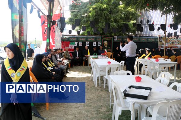 بازدید مشاور وزیر از موکب‌های سازمان دانش‌آموزی آذربایجان غربی