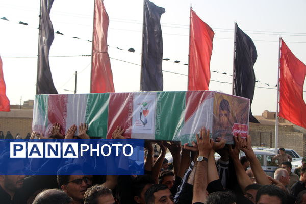 وداع یزد با شهید مدافع وطن