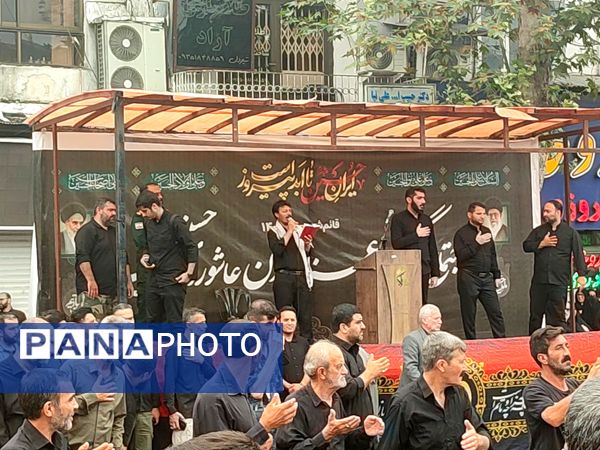 اجتماع عاشوراییان در میدان طالقانی قائمشهر