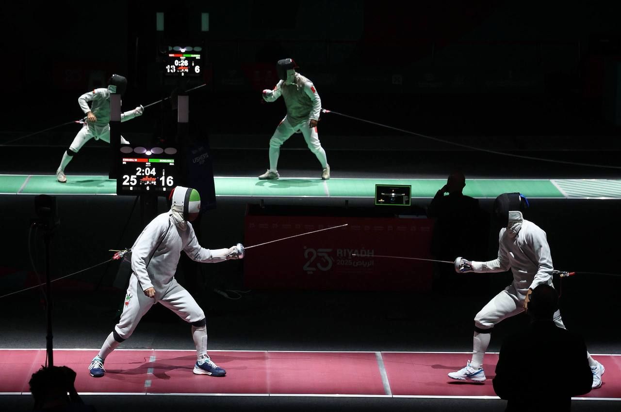 بازی‌های کشورهای اسلامی - ریاض؛ صعود تیم شمشیربازی اپه ایران به مرحله یک چهارم نهایی 