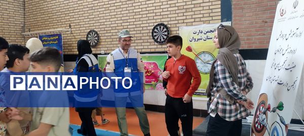 مسابقات استعدادیابی رابطین دارت در سالن زینبیه شهرستان شیروان