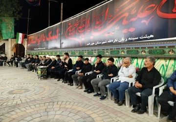 مراسم عزاداری شب شهادت هشتمین امام شیعیان حضرت علی بن موسی الرضا (ع) در هوراند