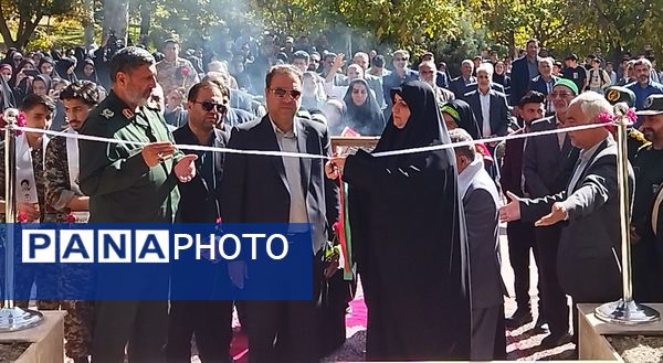 آیین افتتاحیه یادمان شهید دانش آموز اردوگاه باغرود نیشابور