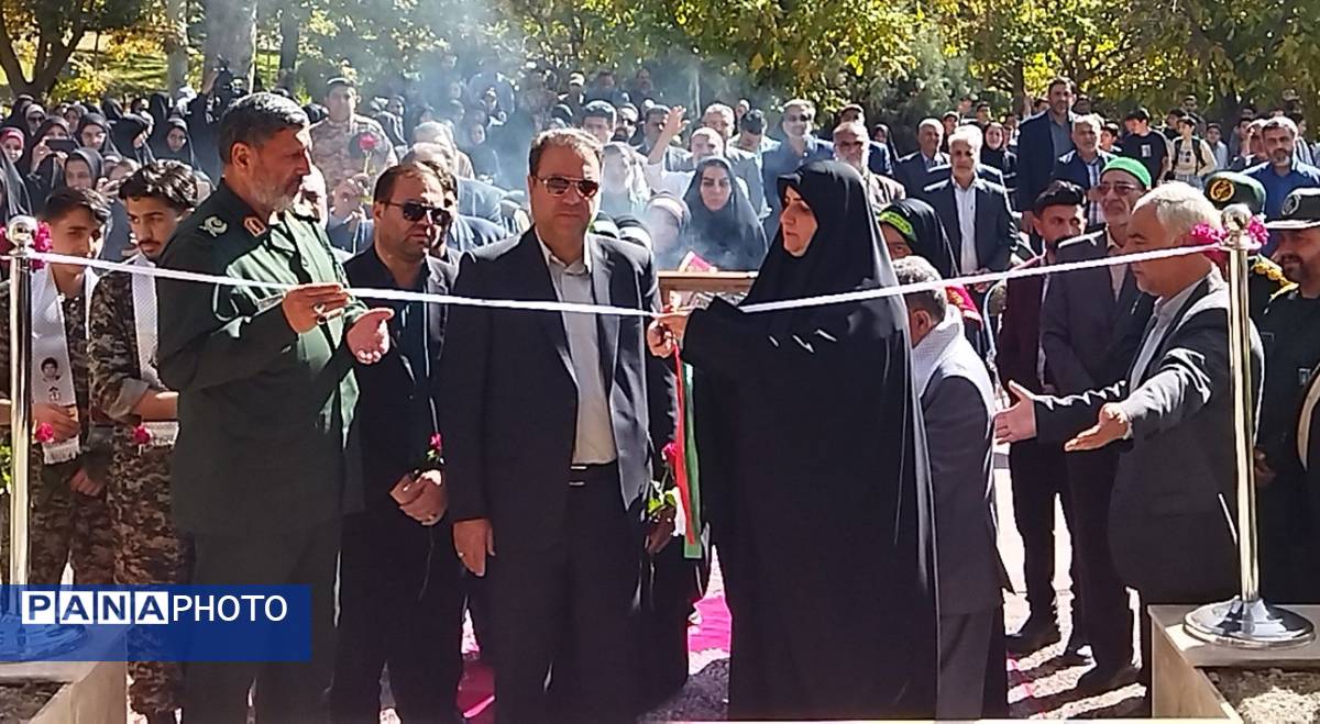 آیین افتتاحیه یادمان شهید دانش آموز اردوگاه باغرود نیشابور