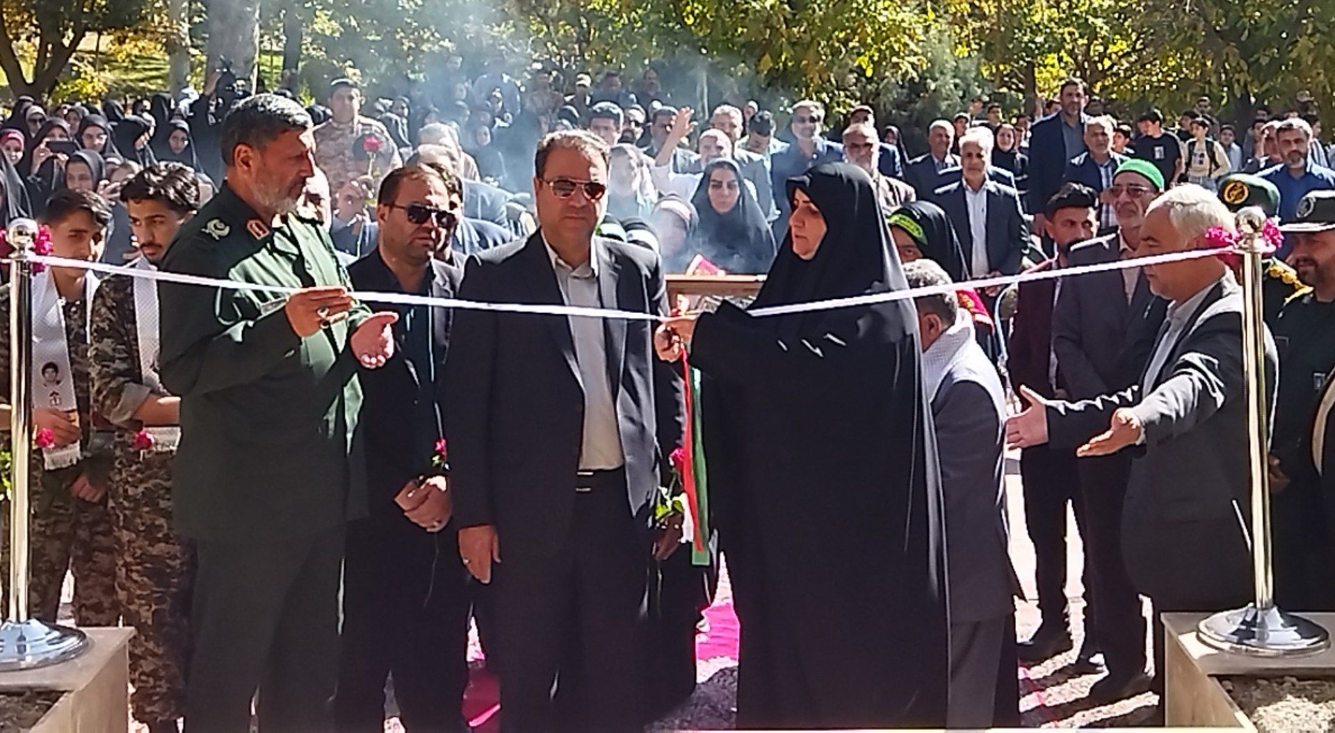 آیین افتتاحیه یادمان شهید دانش آموز اردوگاه باغرود نیشابور