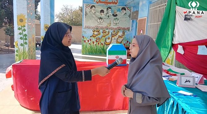 برگزاری انتخابات شورای دانش آموزی در دبیرستان شهید دهقان