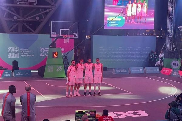 نایب قهرمانی تیم بسکتبال ۳ نفره مردان ایران