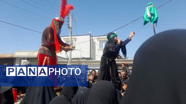 تعزیه ورود اسرا به شام سنت دیرینه‌ی روستای جندان