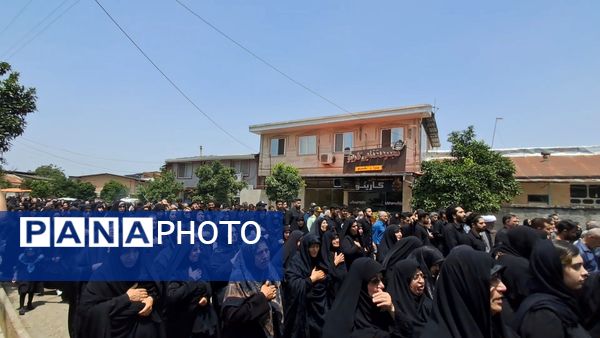 قائمشهر به سوگ شهید محمد حیدری قادیکلایی