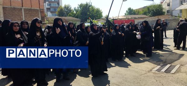 راهپیمایی عزاداران قائمشهری در سالروز رحلت رسول اکرم (ص) و امام حسن مجتبی (ع)
