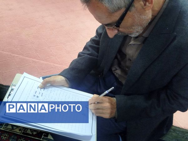 برگزاری انتخابات انجمن اولیا و مربیان دبیرستان هیات امنایی معراج در مسجد باغمیشه اردبیل