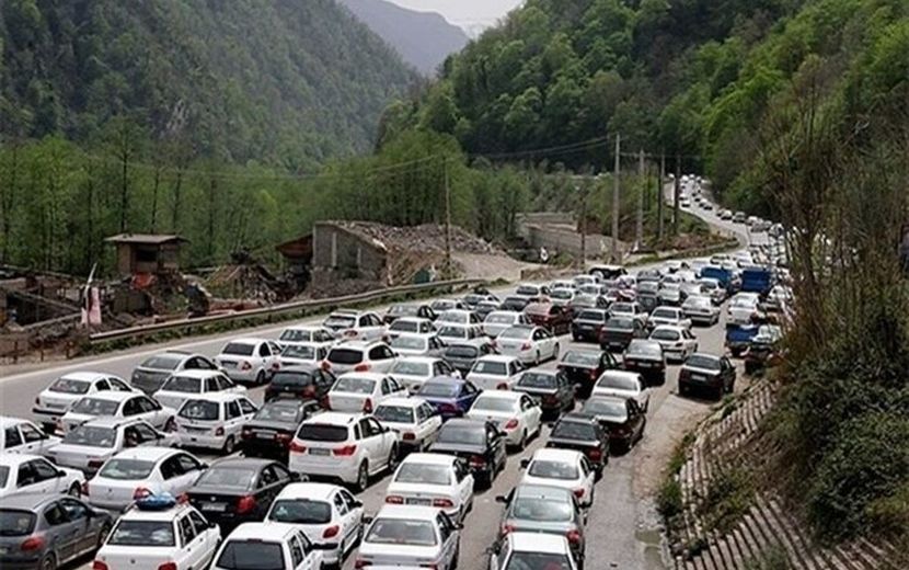 ترافیک سنگین در محور هراز، آزادراه پردیس و آزادراه قزوین-کرج 