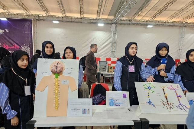 اردوی علمی و فناوری دانش‌آموزان مقطع متوسطه اول دبیرستان خدیجه کبری پردیس