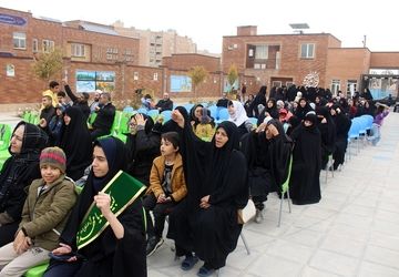 گزارش خبرنگار پانا از یادواره شهدا در مدرسه استثنایی «باغچه‌بان» قم