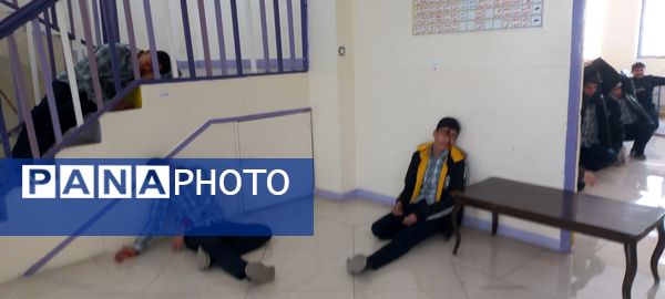 مدرسه شهید فاضل شهرکرد میزبان مانور زلزله و آمادگی دانش‌آموزان