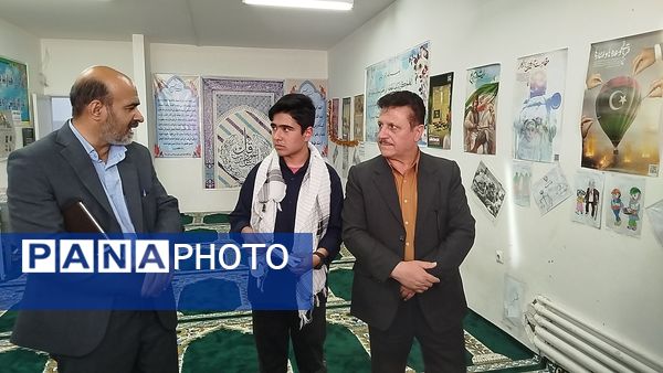 بازدید مسئول اتحادیه‌انجمن اسلامی مدارس شهرستان کاشمر از دبیرستان پسرانه سما 