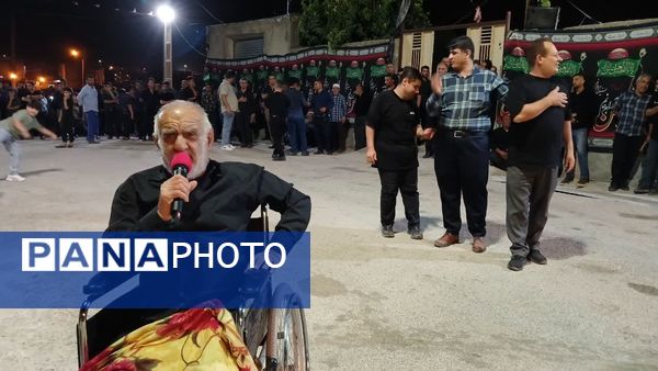 مراسم تاسوعای حسینی در شهرستان لنده