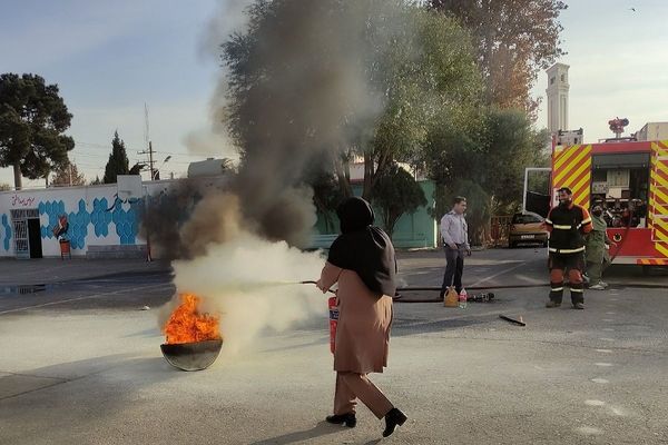 مانور زلزله در مدارس شهرستان ملارد