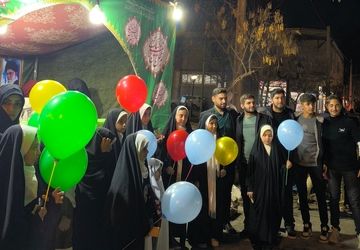 برپایی موکب بمناسبت میلاد حضرت مهدی عج در شهرستان خلیل‌آباد