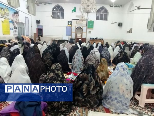 مراسم اعتکاف در مسجد روستای مهدی آباد خلیل آباد