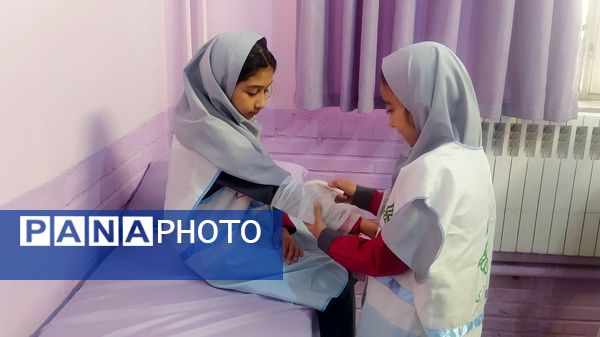 مانور زلزله در دبستان پنجم مهر