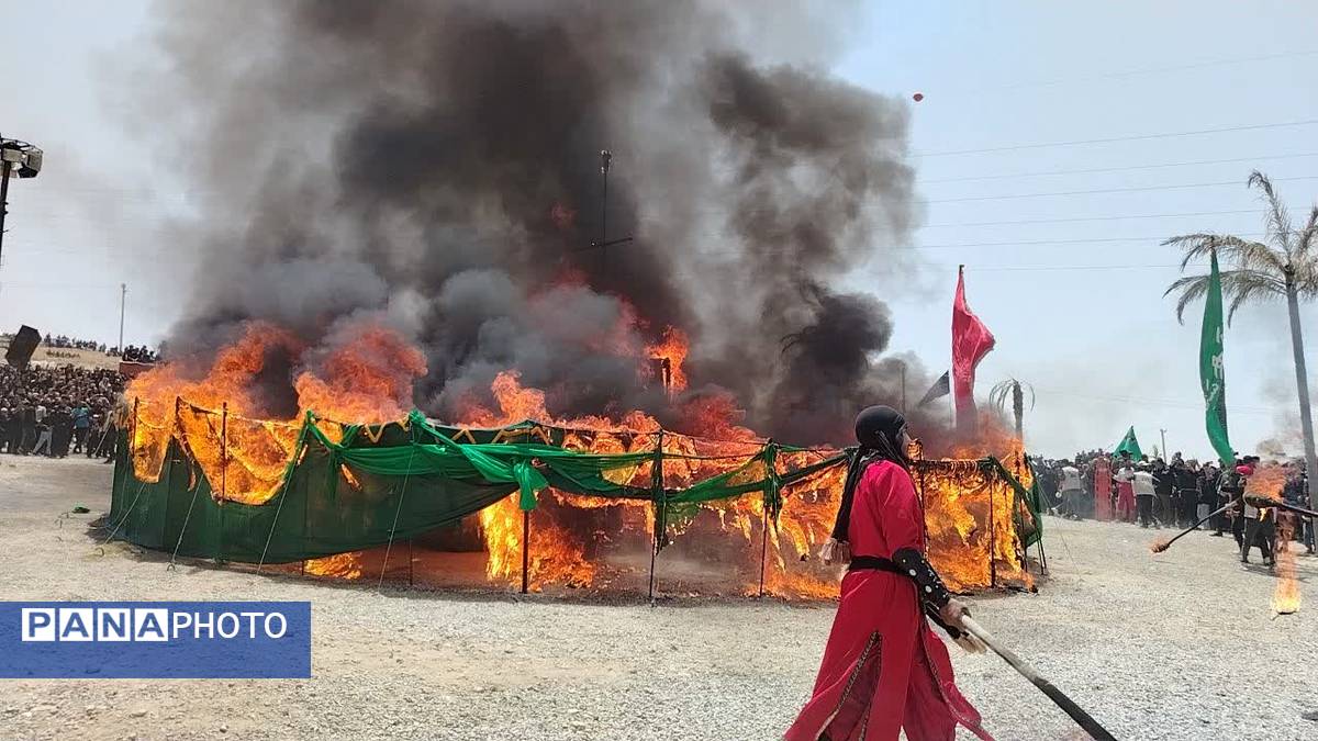 مراسم تعزیه‌خوانی در شهر طاقانک