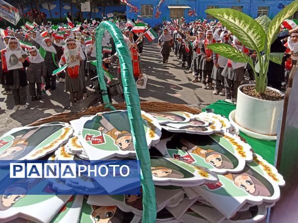 مراسم روز دانش آموز در دبستان دخترانه نرجس یک