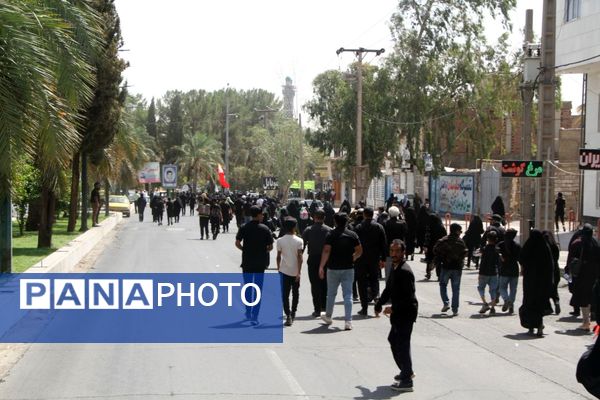 پیاده‌روی جاماندگان اربعین حسینی شهرستان بم 