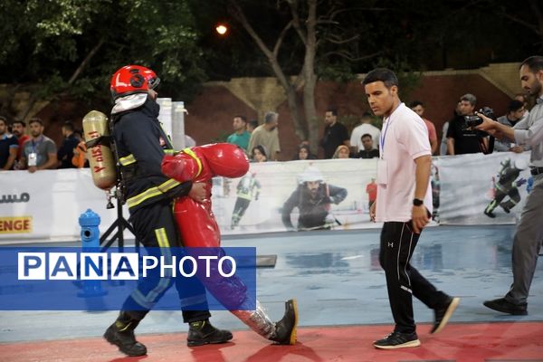 مسابقات عملیاتی ورزشی آتش‌نشانان در مشهد